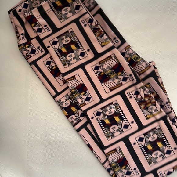 NEW! Playing Cards Leggings OS King & Queens LuLaRoe - Picture 3 of 5